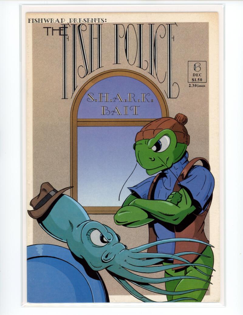 Fish Police #6 1986 Fishwrap Presents Magazine Comic Book VG+ - B9-33 Image 1