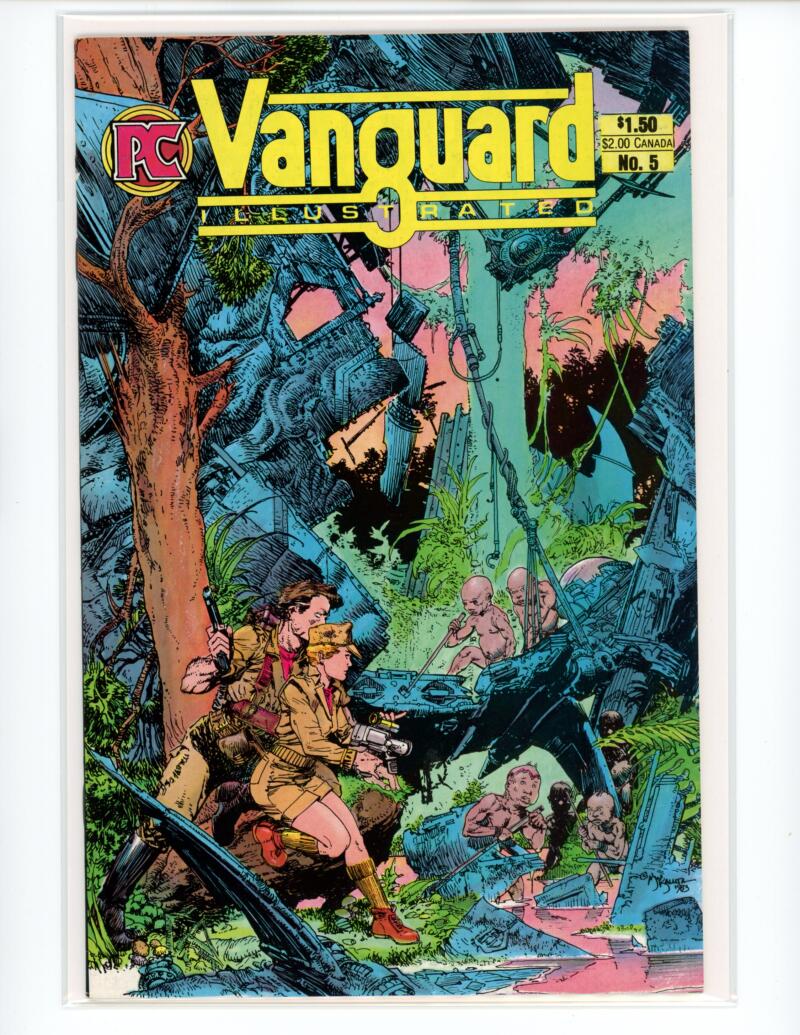 Vanguard Illustrated #5 1984 Pacific Magazine Comic Book VG+ - B9-36 Image 1