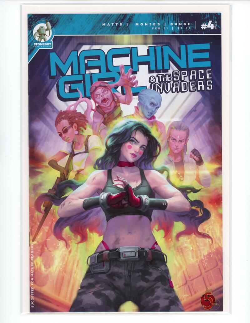 machine Girl & Space Invaders #4 2021 Magazine Comic Book NM+ - B9-38 Image 1