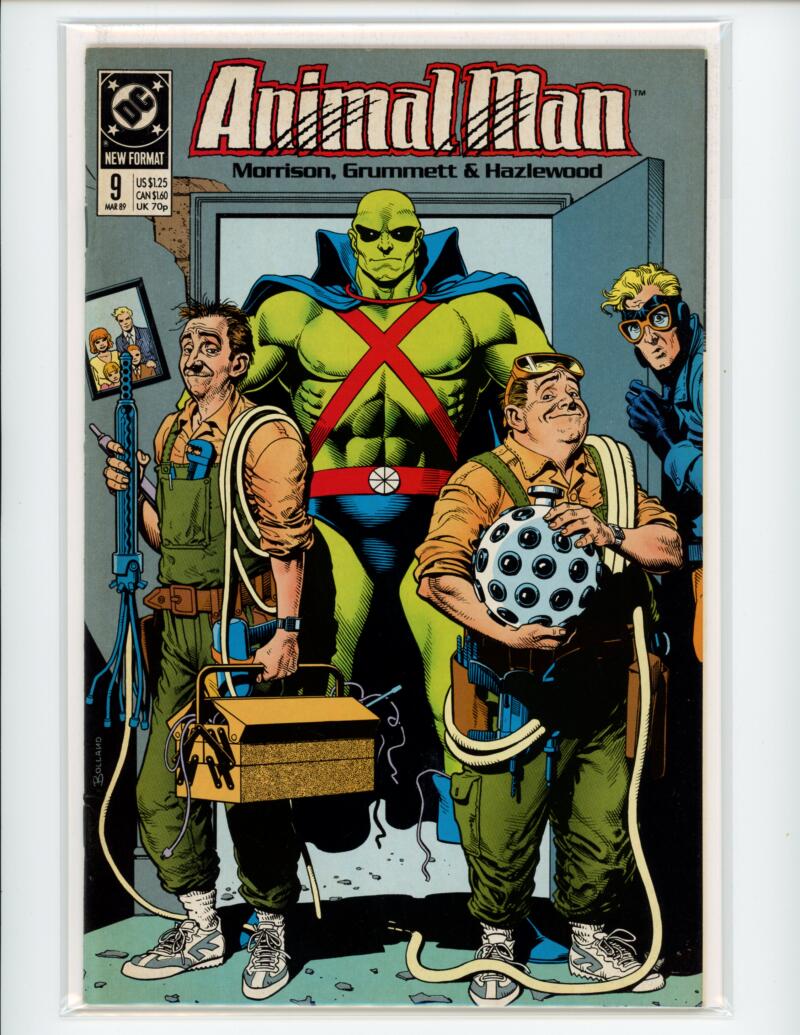 DC Animal Man #9 1989 Magazine Comic Book VF - B9-79 Image 1