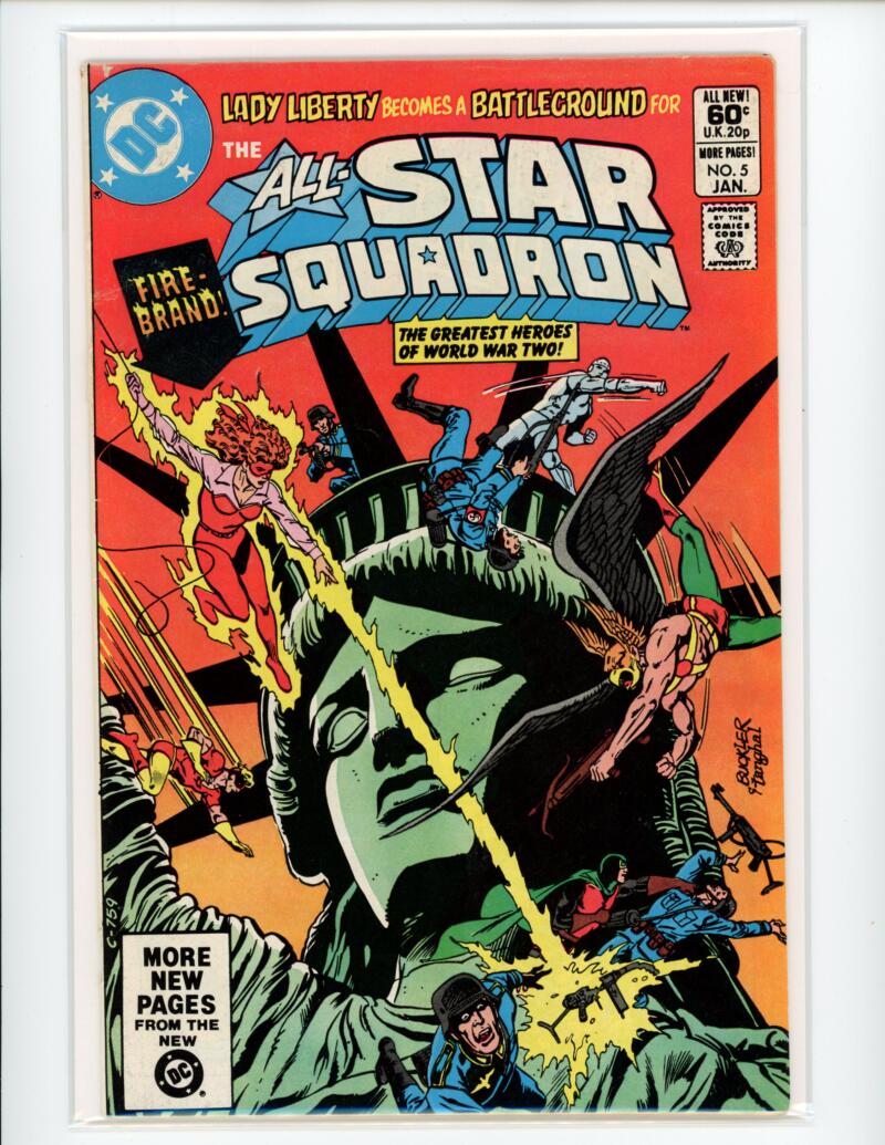 DC All-Star Squadron #5 1982 Greatest Heroes Magazine Comic Book VF - B9-83 Image 1