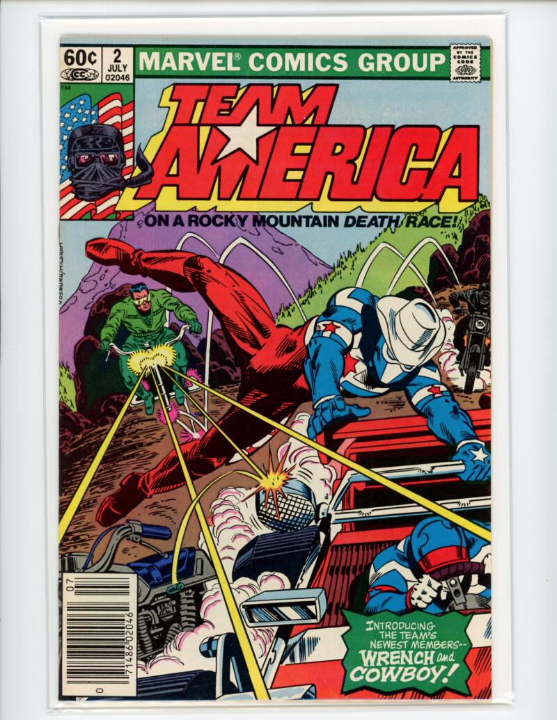 Marvel Team America #2 1982 Rocky Mountain Magazine Comic Book VF - B9-93 Image 1