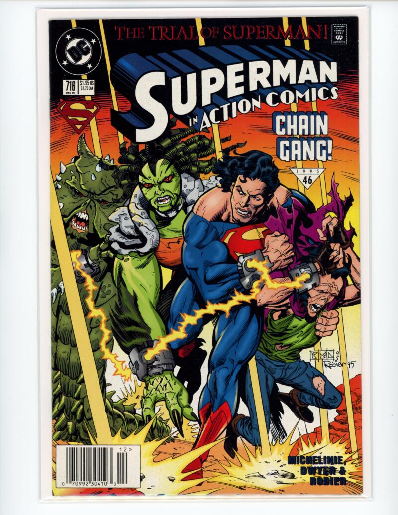 DC Superman in Action Comics #716 1995 Magazine Comic Book NM - B9-96 Image 1
