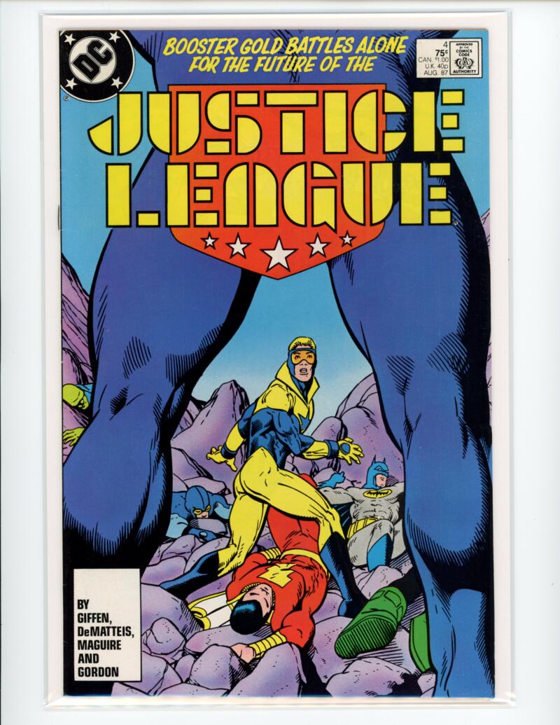 DC Justice League #4 1987 Magazine Comic Book VF - B9-98 Image 1