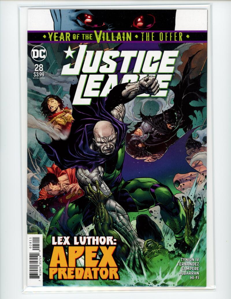 DC Justice League #28 2019 Lex Luthor Magazine Comic Book NM - B9-103 Image 1