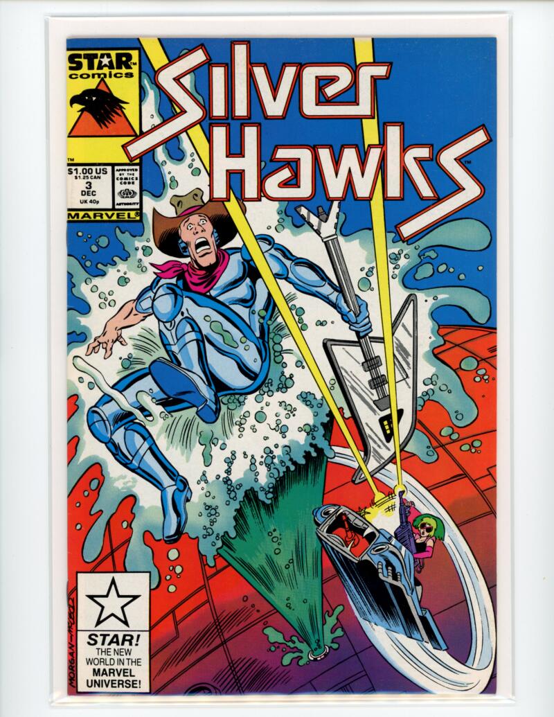 Marvel Silver Hawks #3 1987 Star Magazine Comic Book VG - B9-110 Image 1