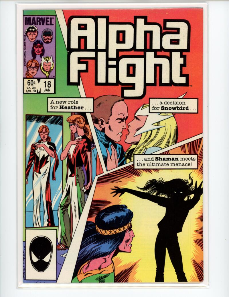 Marvel Alpha Flight #18 1983 Magazine Comic Book VF - B10-8 Image 1