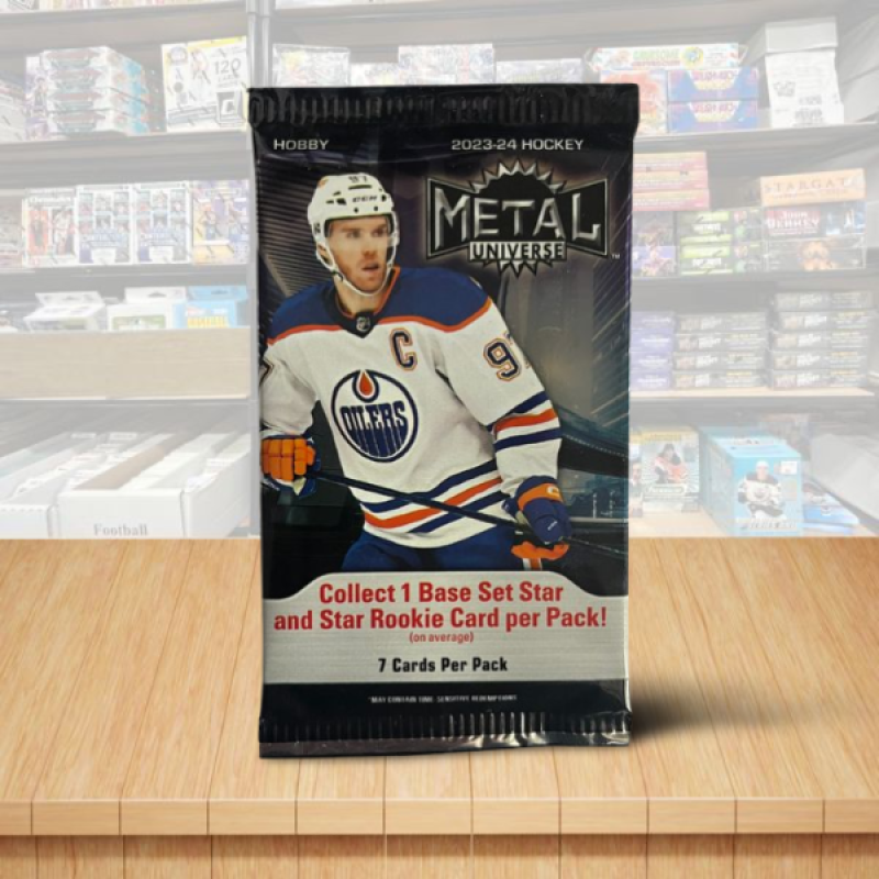 2023-24 Upper Deck Metal Universe Hockey HOBBY PACK - Look for Bedard Rookies? Image 1