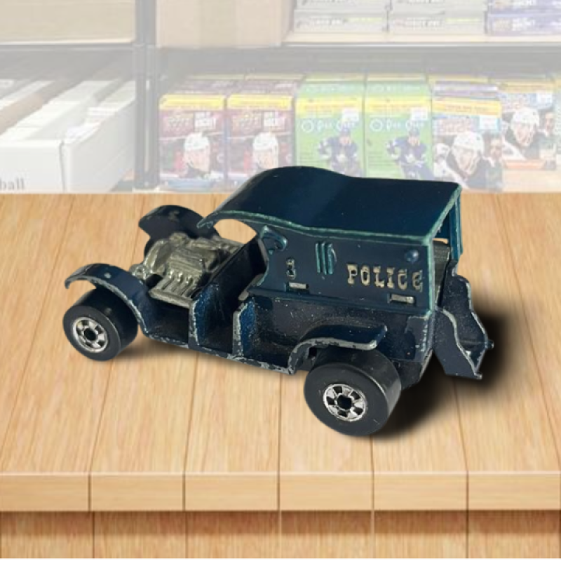 1969 Hot Wheels Paddy Wagon Police Vintage Car Mattel Hong Kong Image 2