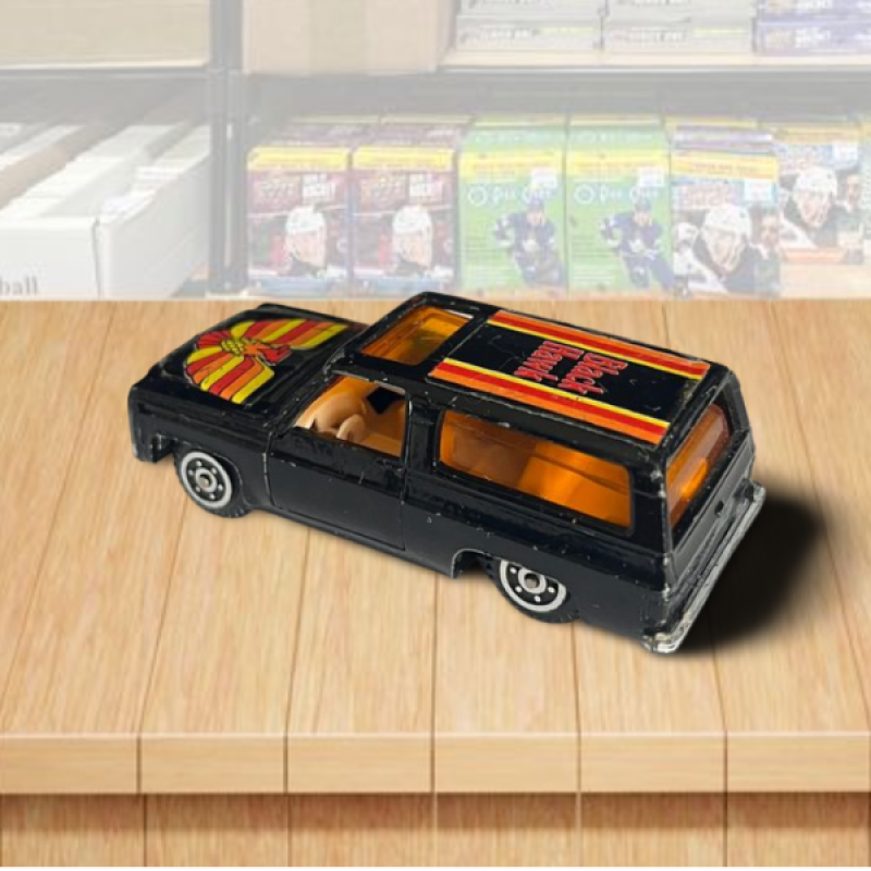 1980's Yatming Black Hawk Chevy Blazer Vintage Car #1064 Hong Kong Image 2