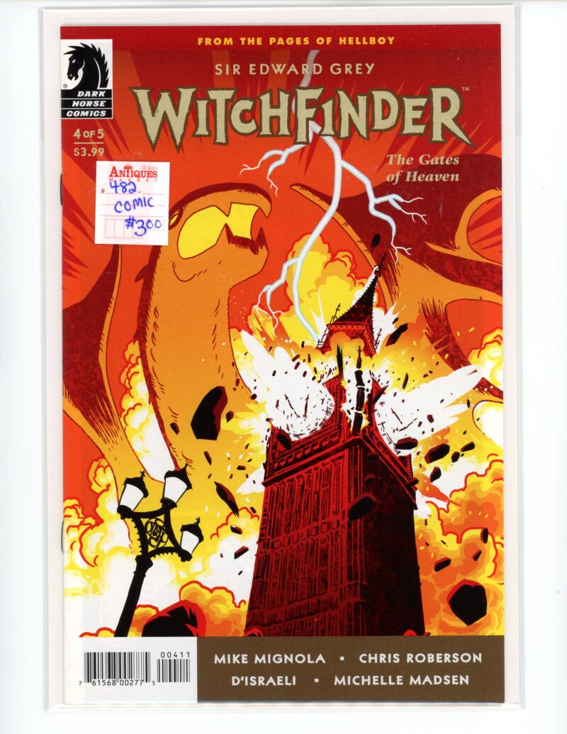 Witchfinder Gates of Heaven #4 2018 Dark Horse Magazine Comic Book NM+ - B15-51 Image 1
