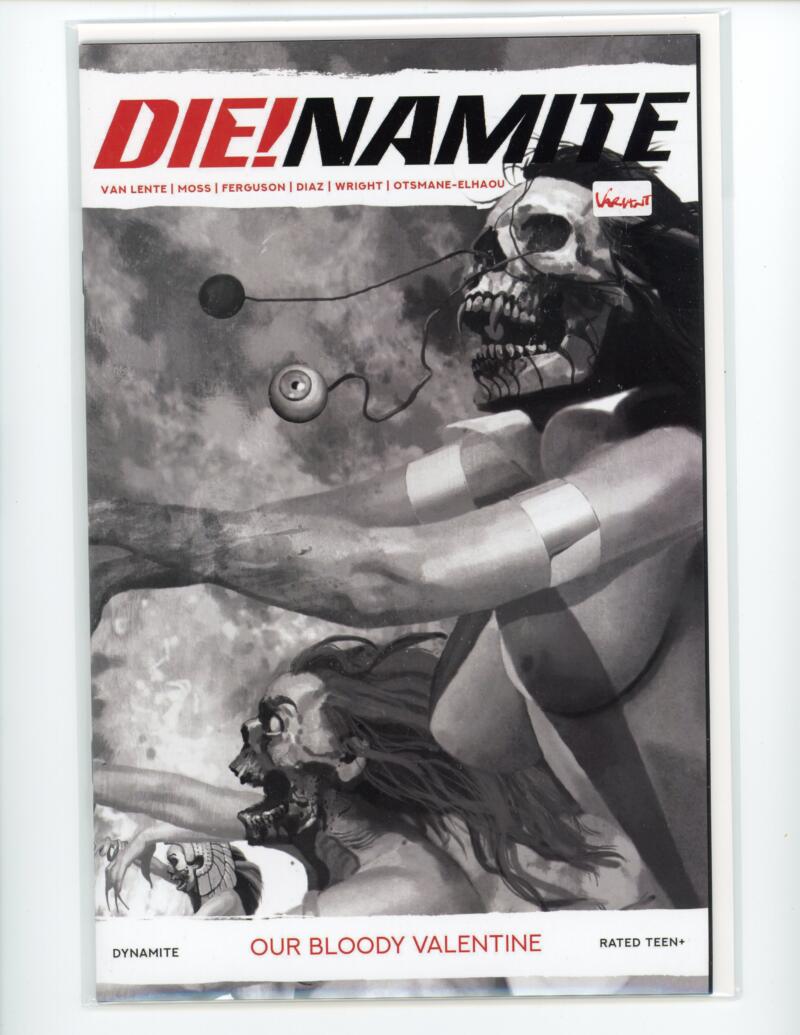 DIE!namite Bloody Valentine B&W Incentive Comic Mint VARIANT - B16-131 Image 1