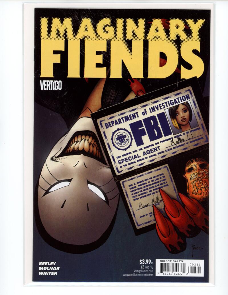 Imaginary Fiends #2 2017 Vertigo Magazine Comic Book Mint - B12-89 Image 1