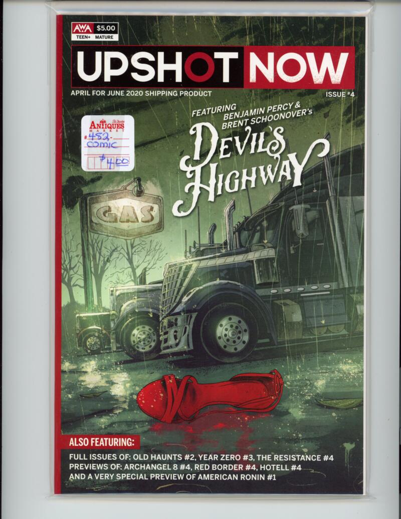 Upshot Now Devils Highway #4 2020 AWA Magazine Comic Book NM+ - B14-1 Image 1