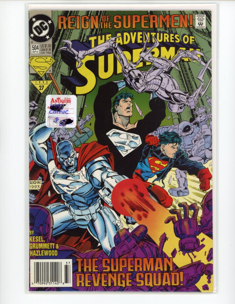DC The Adventures of Superman #504 1987 Magazine Comic Book VG - B13-1 Image 1