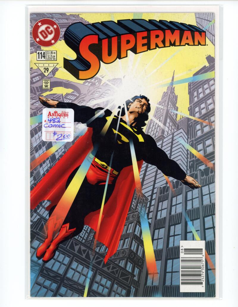 DC Superman #114 1987 Magazine Comic Book VG - B13-2 Image 1