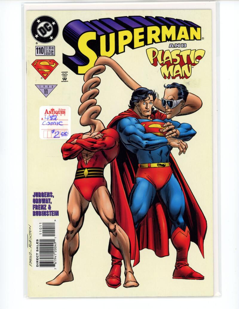 DC Superman and Plastic Man #110 1996 Magazine Comic Book VG - B13-5 Image 1