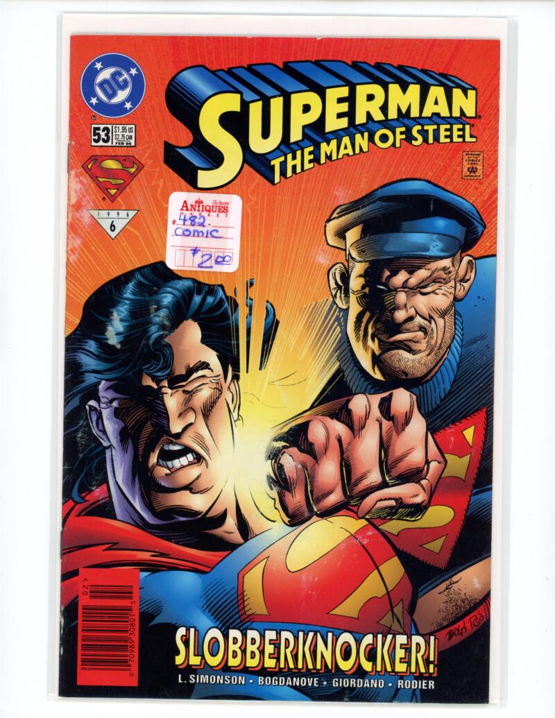 DC Superman The Man of Steel #53 1996 Magazine Comic Book VG - B13-12 Image 1