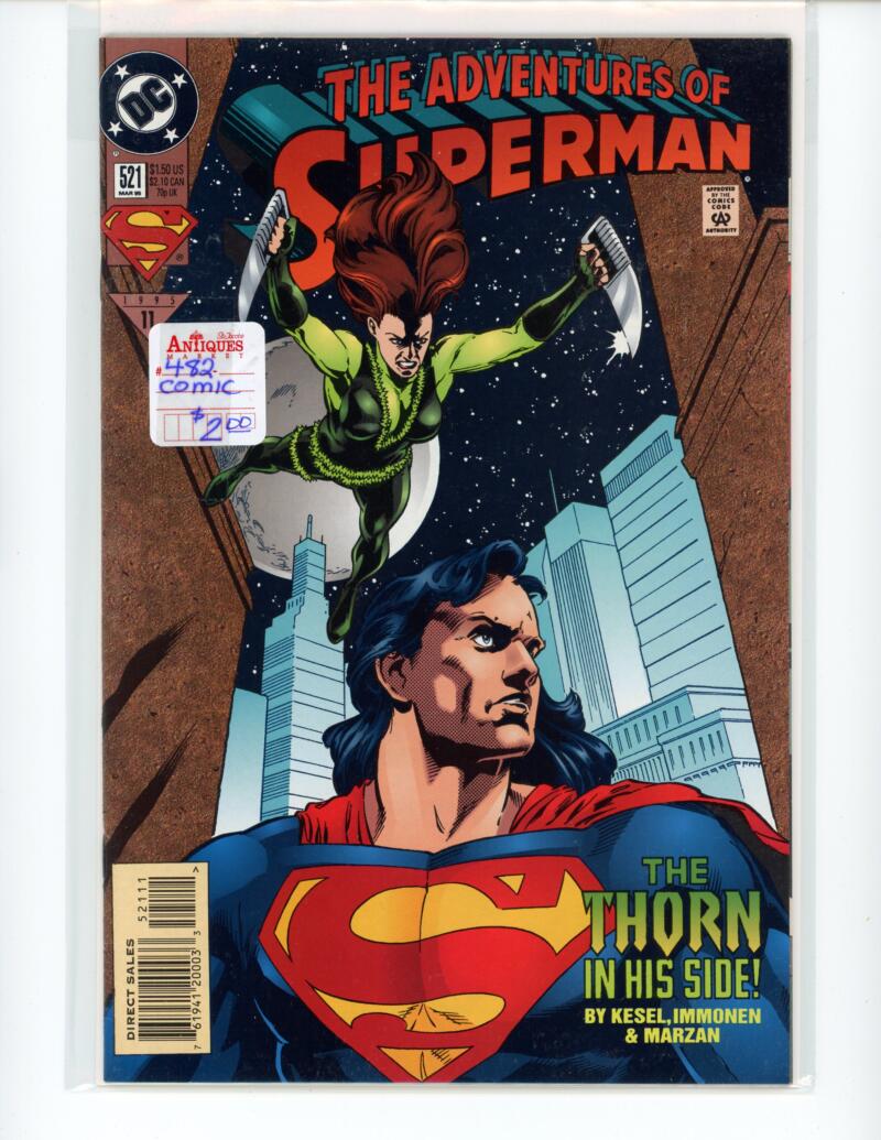 DC The Adventures of Superman #521 1995 Magazine Comic Book VG - B13-14 Image 1