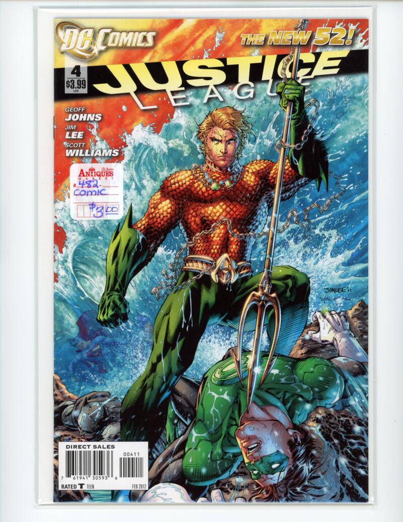 DC Justice League of America #4 2012 Magazine Comic Book NM - B13-15 Image 1