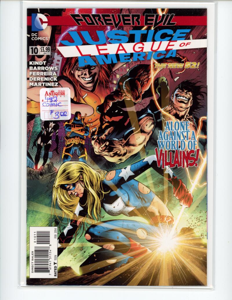 DC Justice League of America #10 2013 Magazine Comic Book NM - B13-16 Image 1