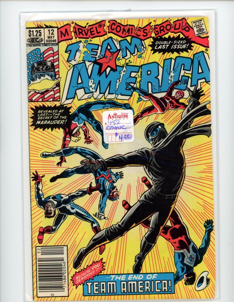 Marvel Team America #12 1983 Magazine Comic Book NM - B13-27 Image 1