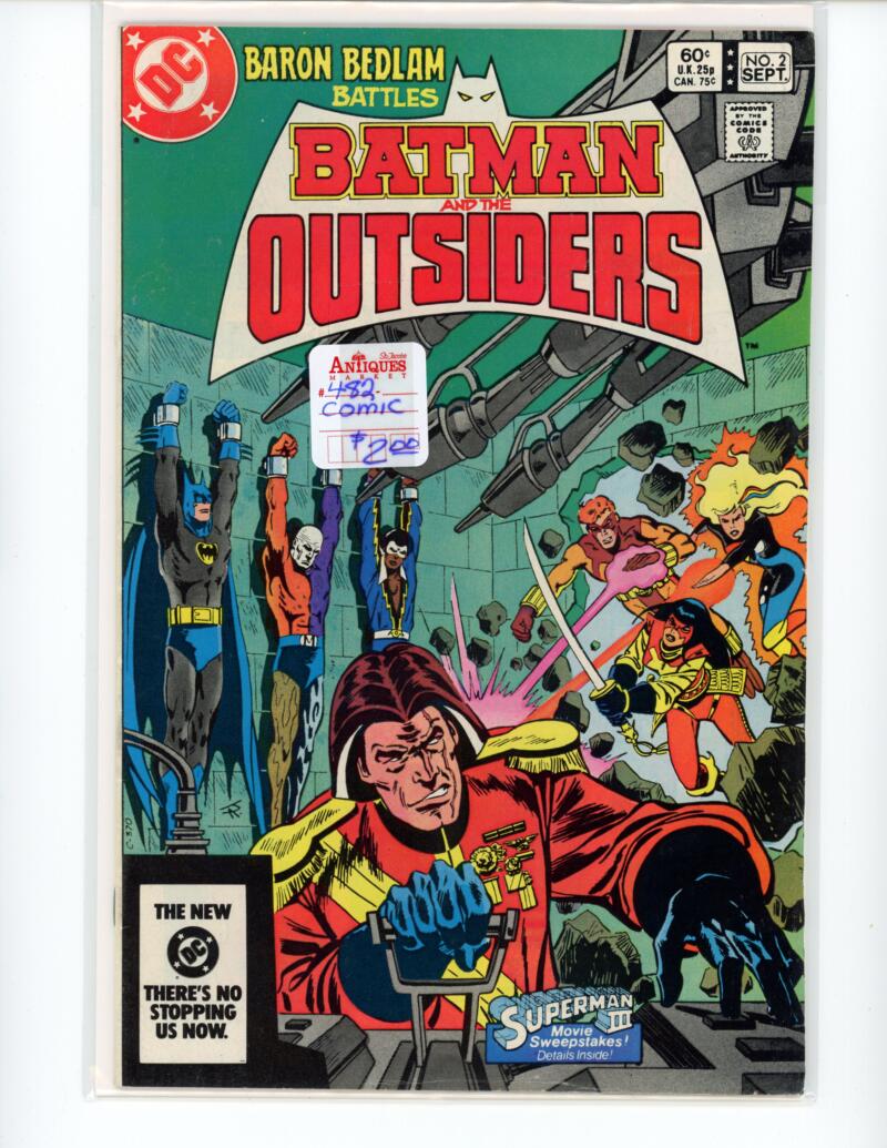 DC Batman and the Outsiders #2 1983 Magazine Comic Book NM - B13-29 Image 1