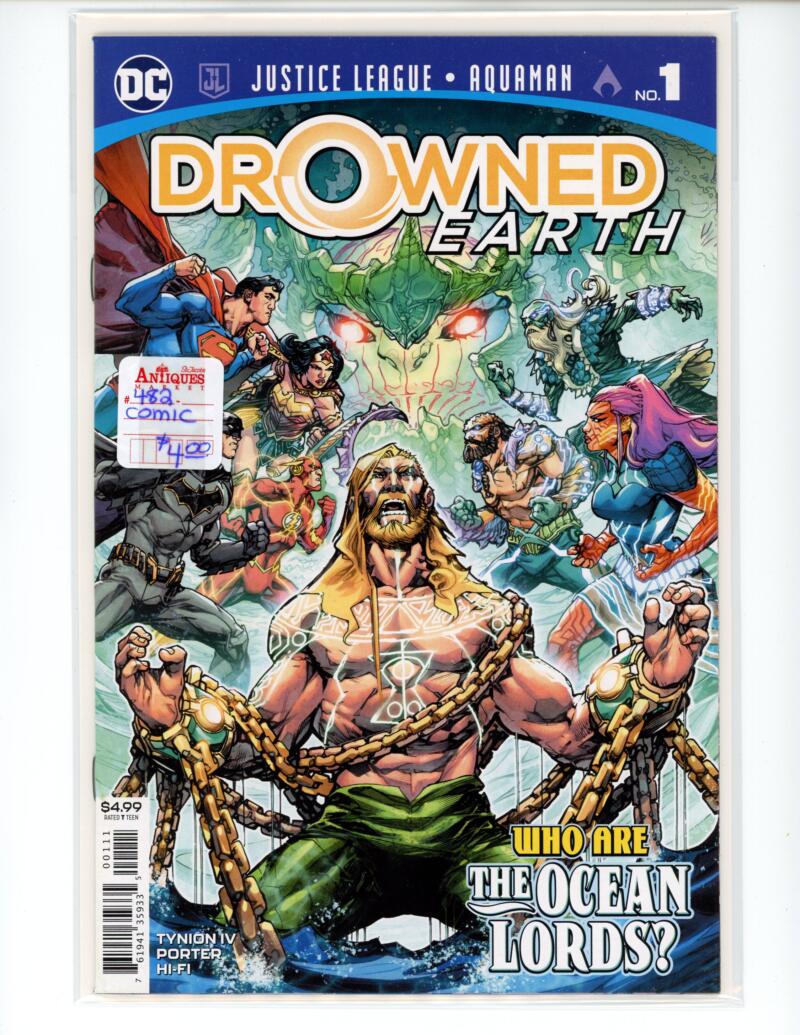 DC Drowned Earth #1 2018 Magazine Comic Book NM - B13-31 Image 1