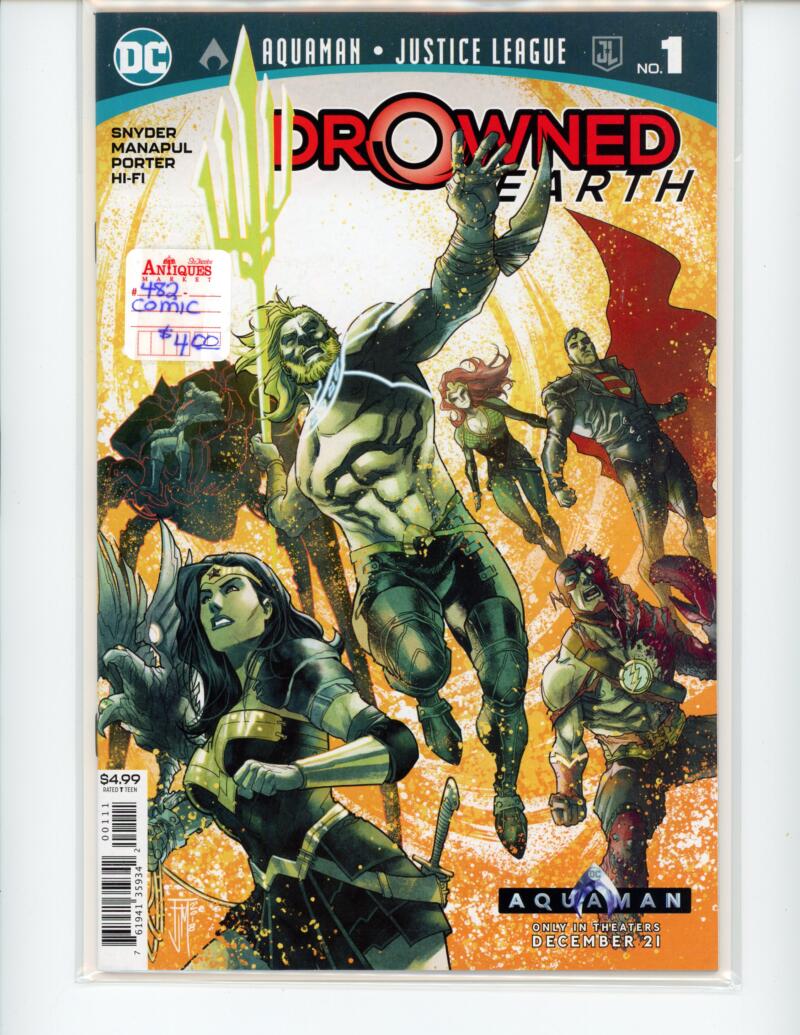 DC Drowned Earth #1 2018 Magazine Comic Book NM - B13-32 Image 1