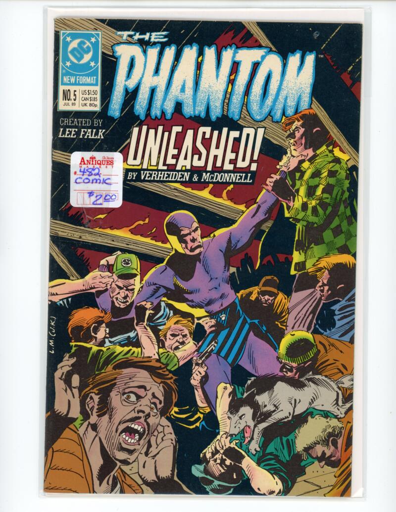 DC The Phantom Unleashed #5 1989 Magazine Comic Book VG - B13-36 Image 1