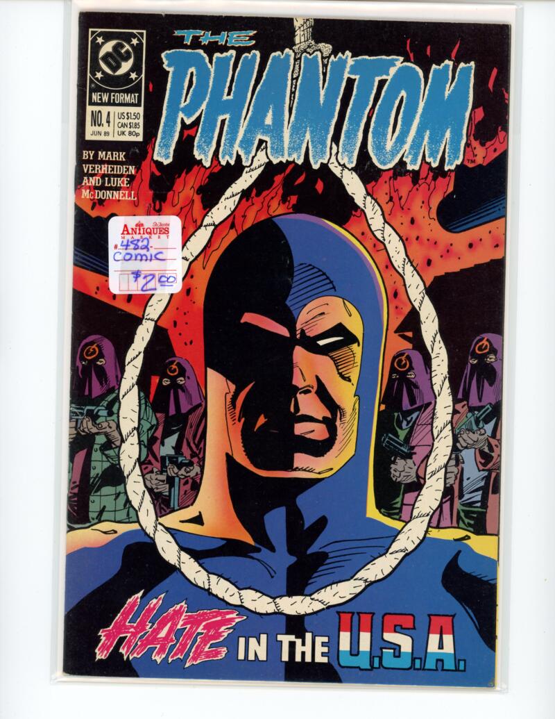 DC The Phantom #4 1989 Magazine Comic Book VG - B13-37 Image 1