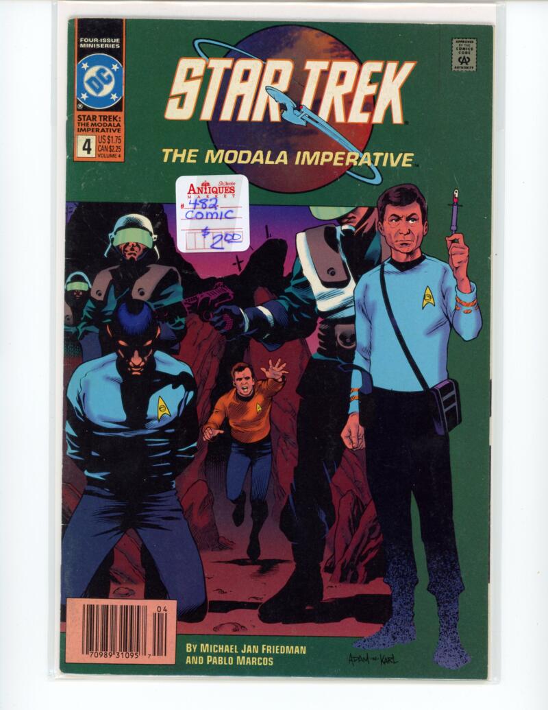 DC Star Trek The Modala Imperative #4 1991 Magazine Comic Book VG - B13-46 Image 1