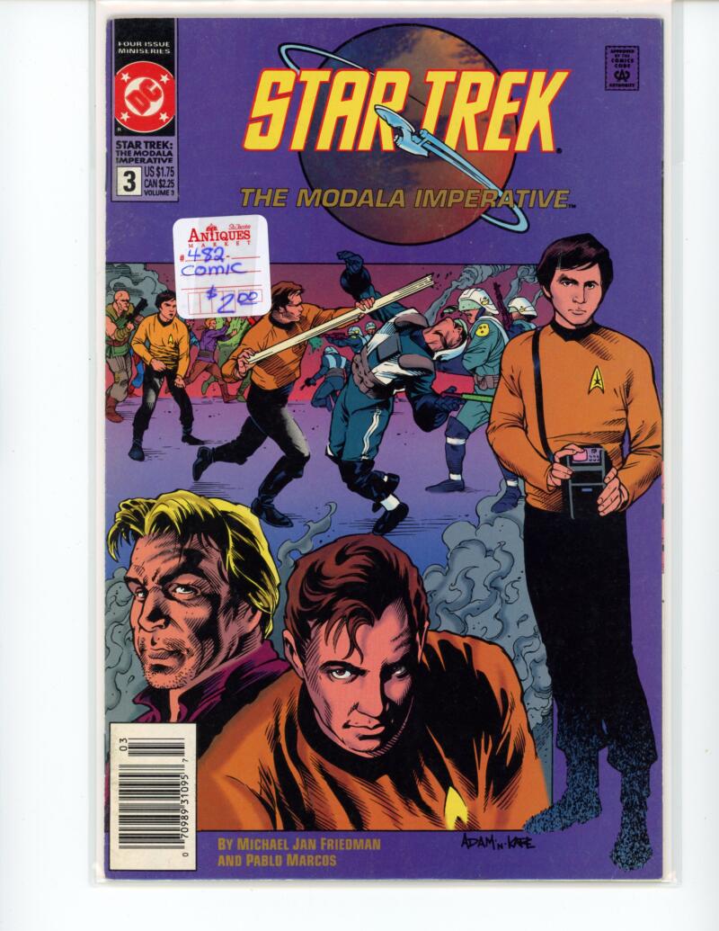 DC Star Trek The Modala Imperative #3 1991 Magazine Comic Book VG - B13-47 Image 1