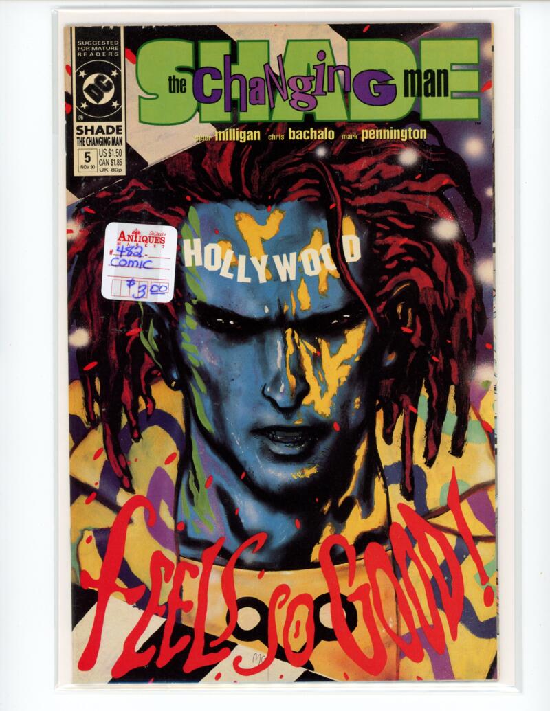 DC Shade The Changing Man #5 1990 Magazine Comic Book VG - B13-54 Image 1