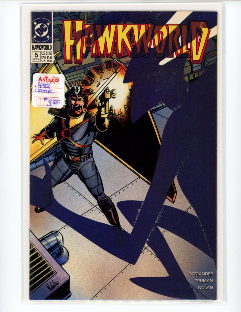 DC Hawkworld #5 1990 Magazine Comic Book VG - B13-62 Image 1
