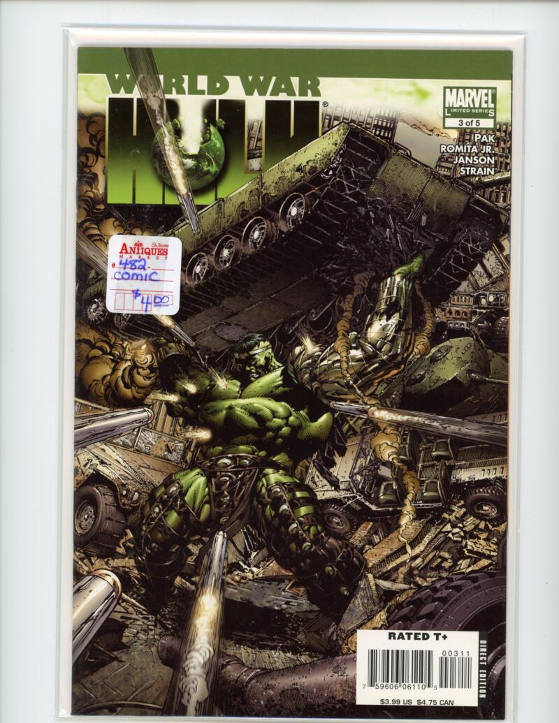 Marvel World War Hulk #3 2007 Magazine Comic Book NM - B13-68 Image 1