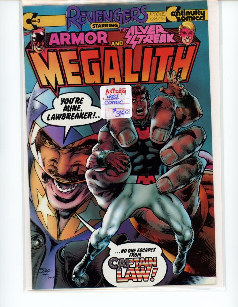 Revengers Featuring Megalith #3 1986 Magazine Comic Book VG - B13-81 Image 1
