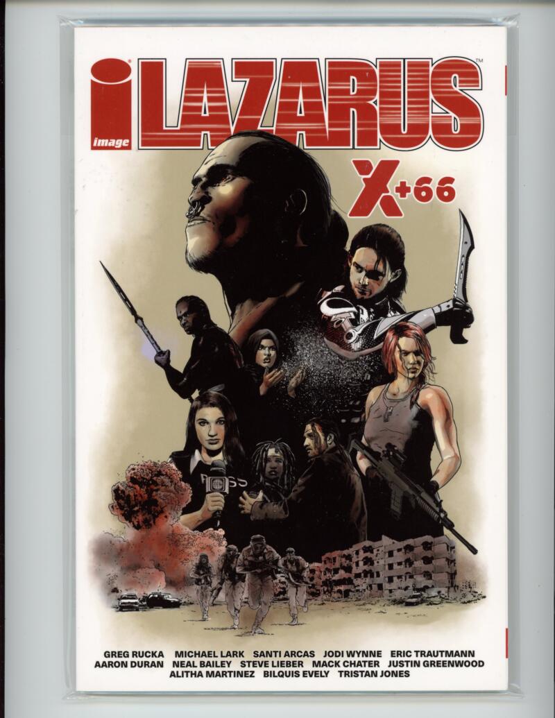 Lazarus X+66 Novel by Greg Rucka Image Comic Mint Extra Thick Book - B19-2 Image 1