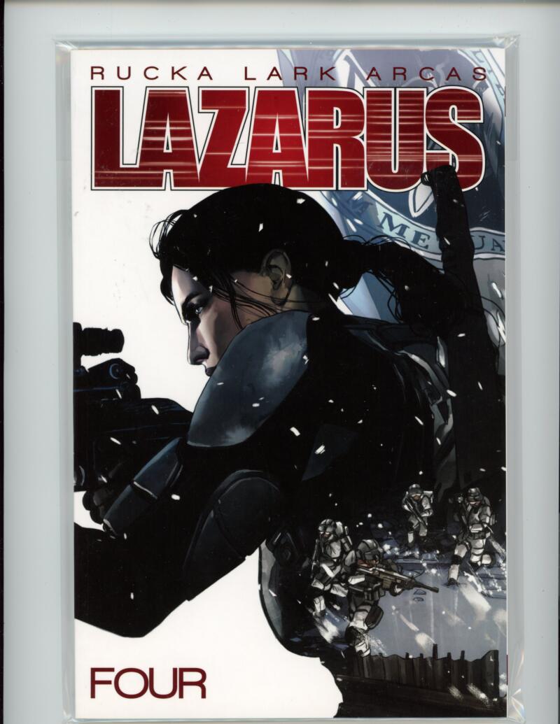 Lazarus Four Book by Rucka Lark Arcas Image Comic Mint Extra Thick Book - B19-6 Image 1
