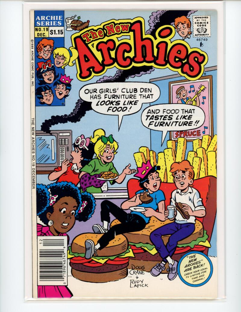 Archie The New Archies #19 1989 Magazine Comic Book VG - B18-2 Image 1