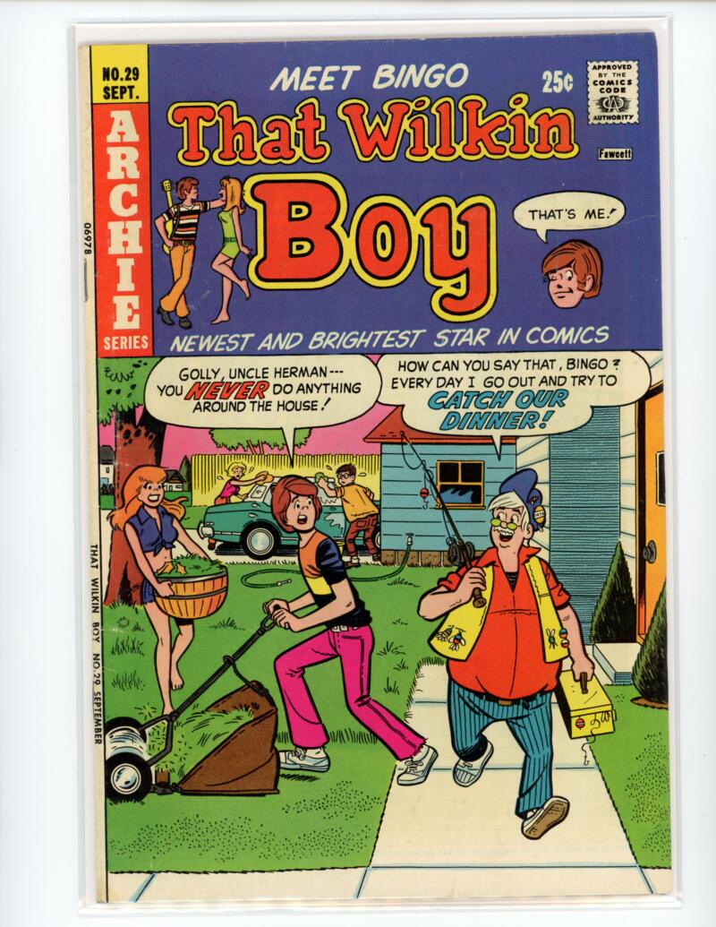 Archie Meet Bingo That Wilkin Boy #29 1974 Magazine Comic Book VG - B18-5 Image 1