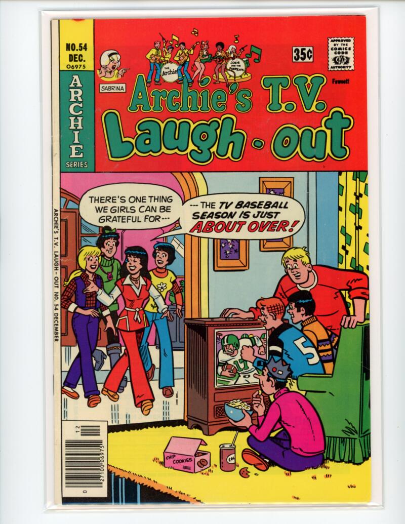 Archie Archies TV Laugh Out #54 1977 Magazine Comic Book VG - B18-6 Image 1