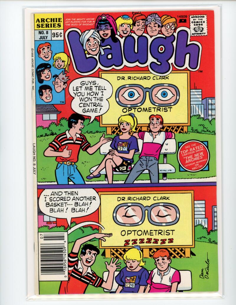 Archie Laugh #8 1988 Magazine Comic Book VG - B18-9 Image 1