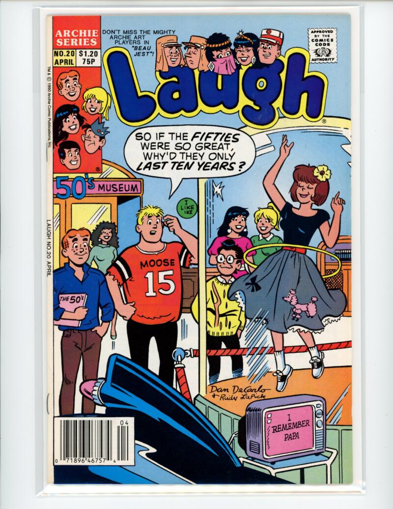 Archie Laugh #20 1990 Magazine Comic Book VG - B18-15 Image 1