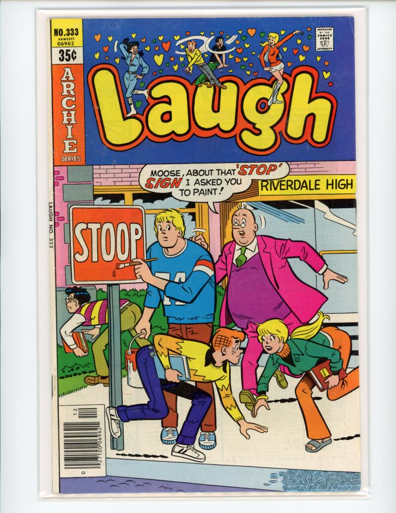 Archie Laugh #333 1978 Magazine Comic Book VG - B18-19 Image 1