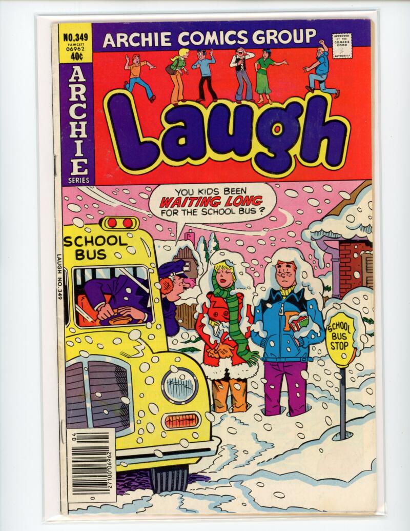 Archie Laugh #349 1980 Magazine Comic Book VG - B18-20 Image 1