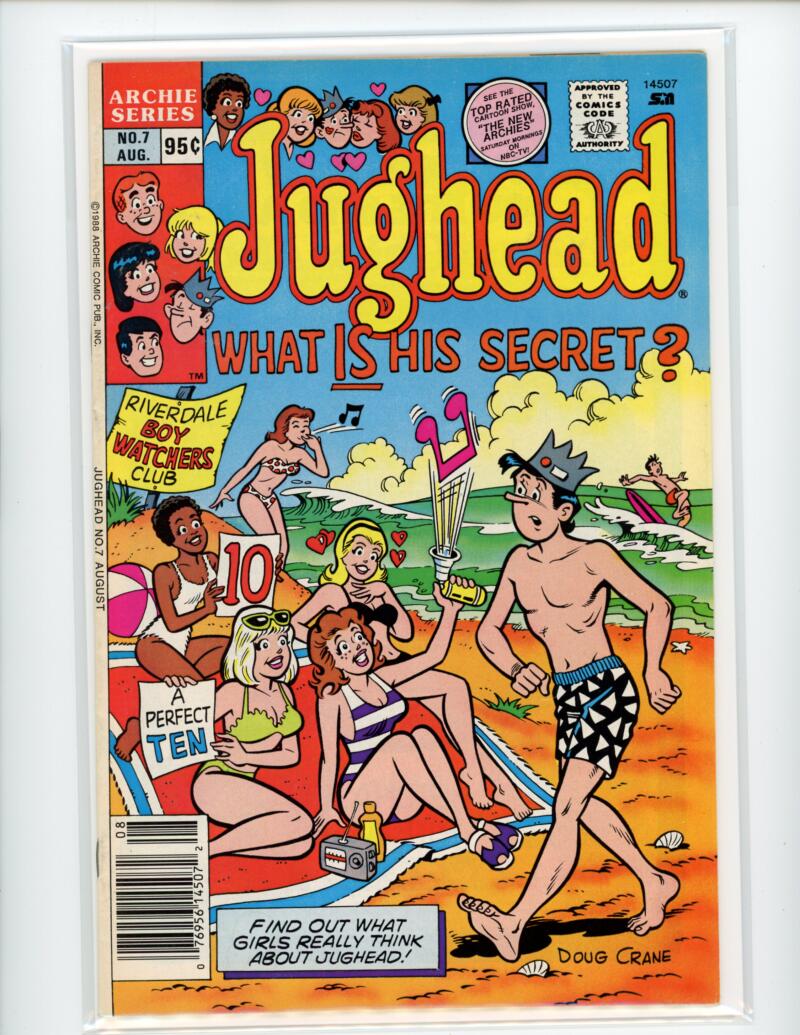 Archie Jughead #7 1988 Magazine Comic Book VG - B18-25 Image 1