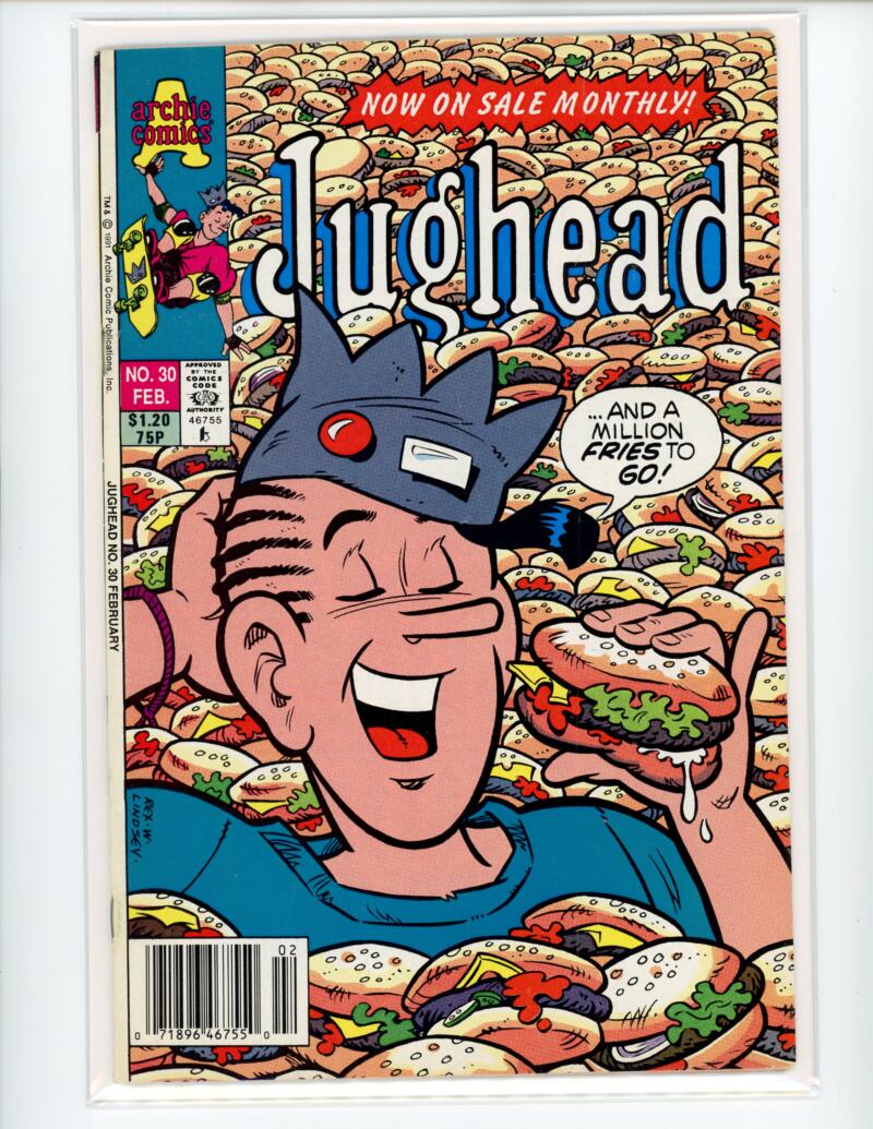 Archie Jughead #30 1991 Magazine Comic Book VG - B18-31 Image 1