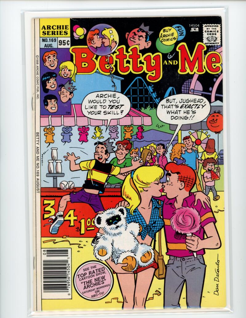 Archie Betty and Me #169 1988 Magazine Comic Book VG - B18-34 Image 1