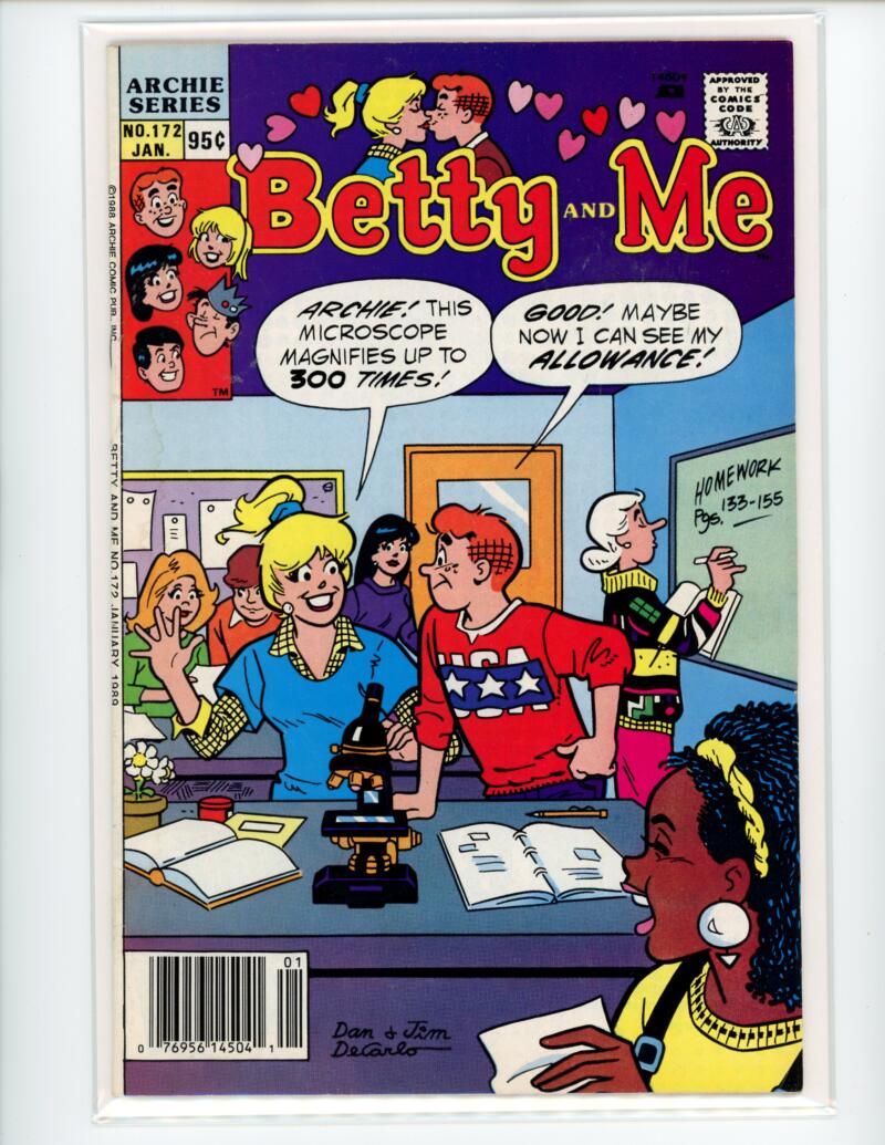 Archie Betty and Me #172 1988 Magazine Comic Book VG - B18-35 Image 1